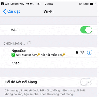 Kết nối wifi cần hack