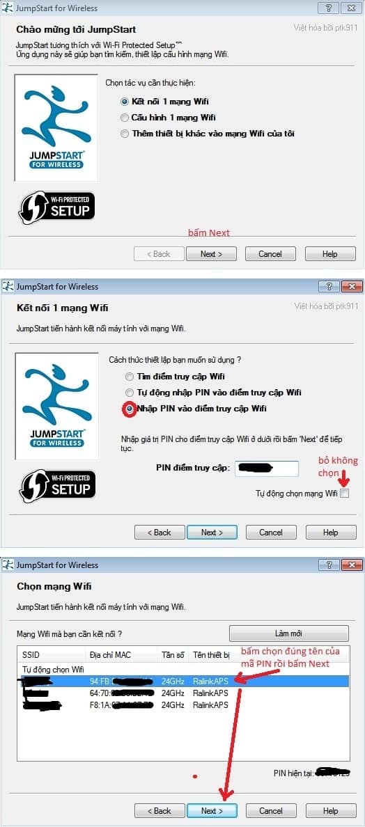Sử dụng phần mềm dò mật khẩu wifi trên máy tính