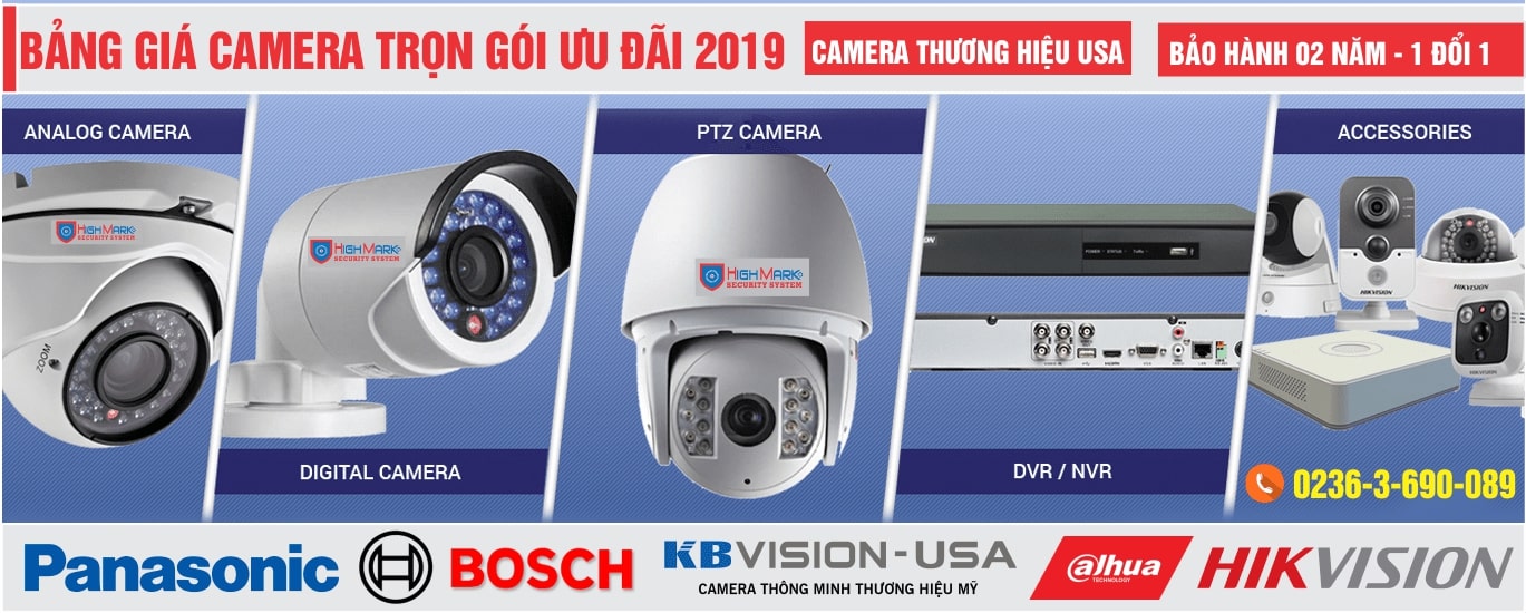 Lắp đặt camera tại Đà Nẵng, bảng giá trọn gói giá rẻ 2019