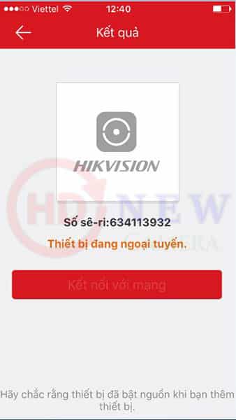 Cách cài đặt camera Hikvision xem qua điện thoại16