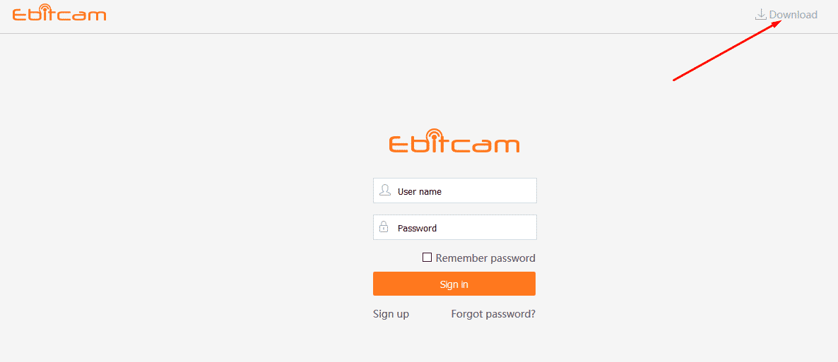 Hướng dẫn cài đặt camera Ebitcam