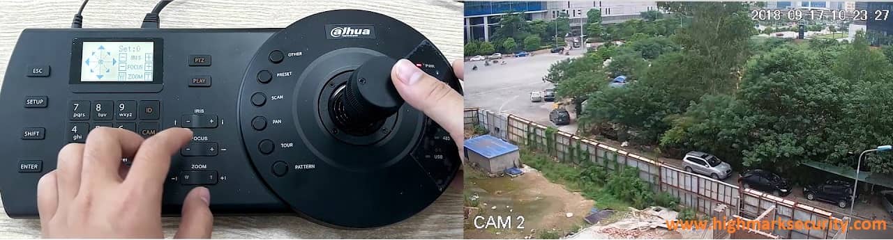 Hướng dẫn cài đặt bàn điều khiển NKB 1000 Camera Speed Dome Dahua