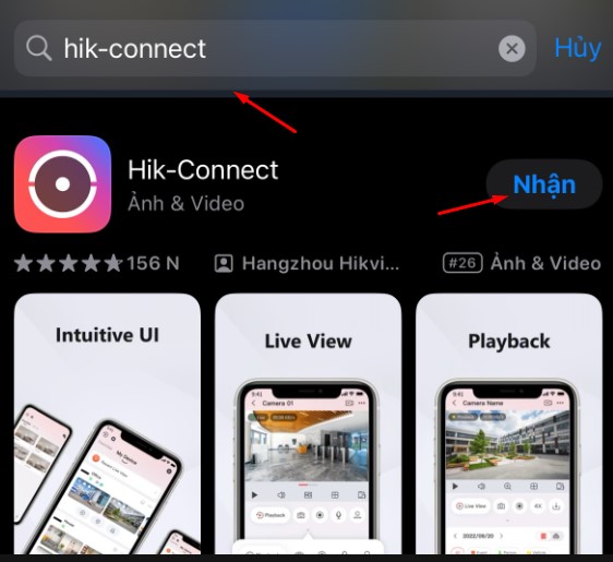 Tải app Hik Connect về