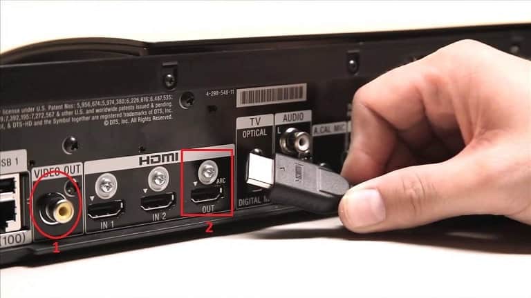 Các cổng AV VGA HDMI trên tivi kết nối camera-min