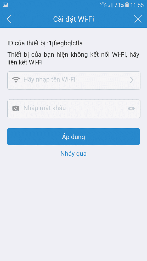 Cài đặt wifi