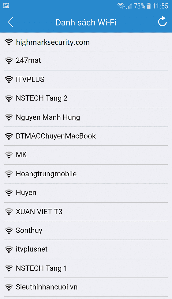 Chọn Wifi nhà bạn