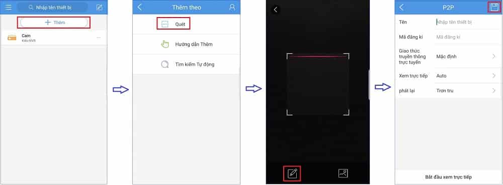 Gán Thiết bị camera UNV vào tài khoản