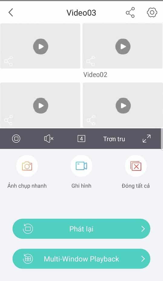 Hình Xem trực tiếp camera UNV