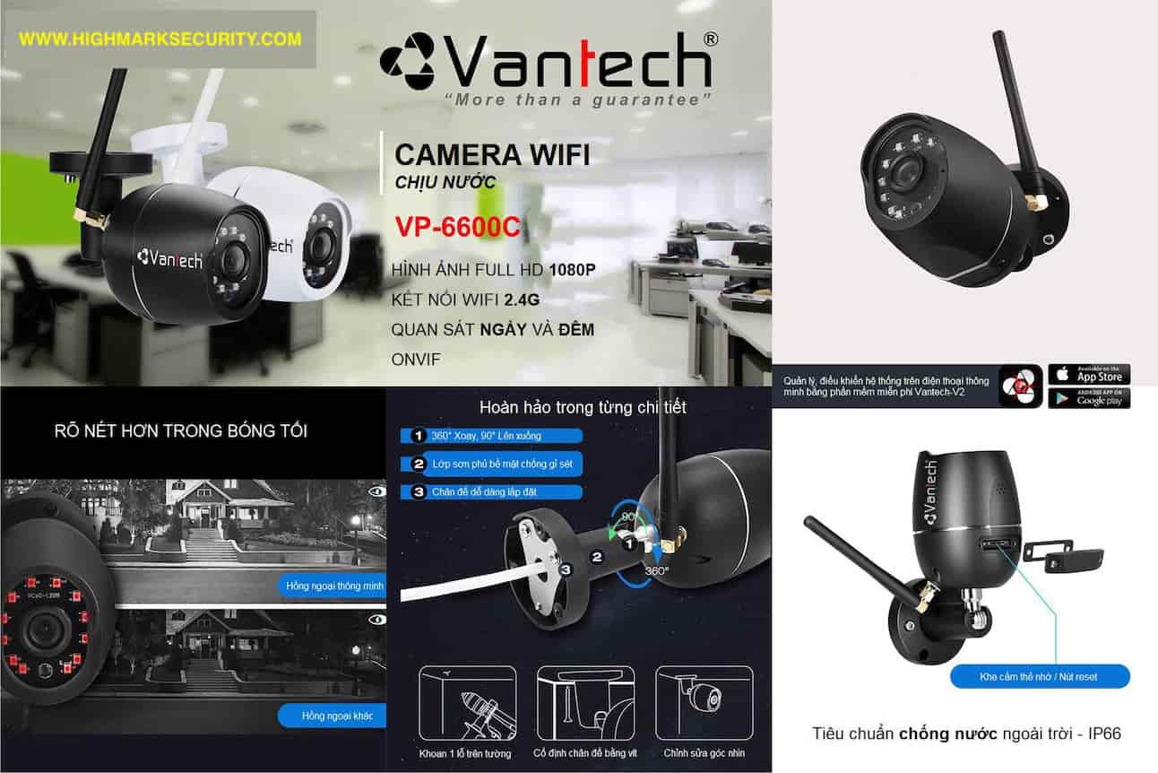 Hướng dẫn sử dụng camera Vantech VP-6600C