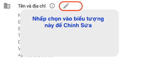 Chọn mục Tên và Địa chỉ trong Google AdSense