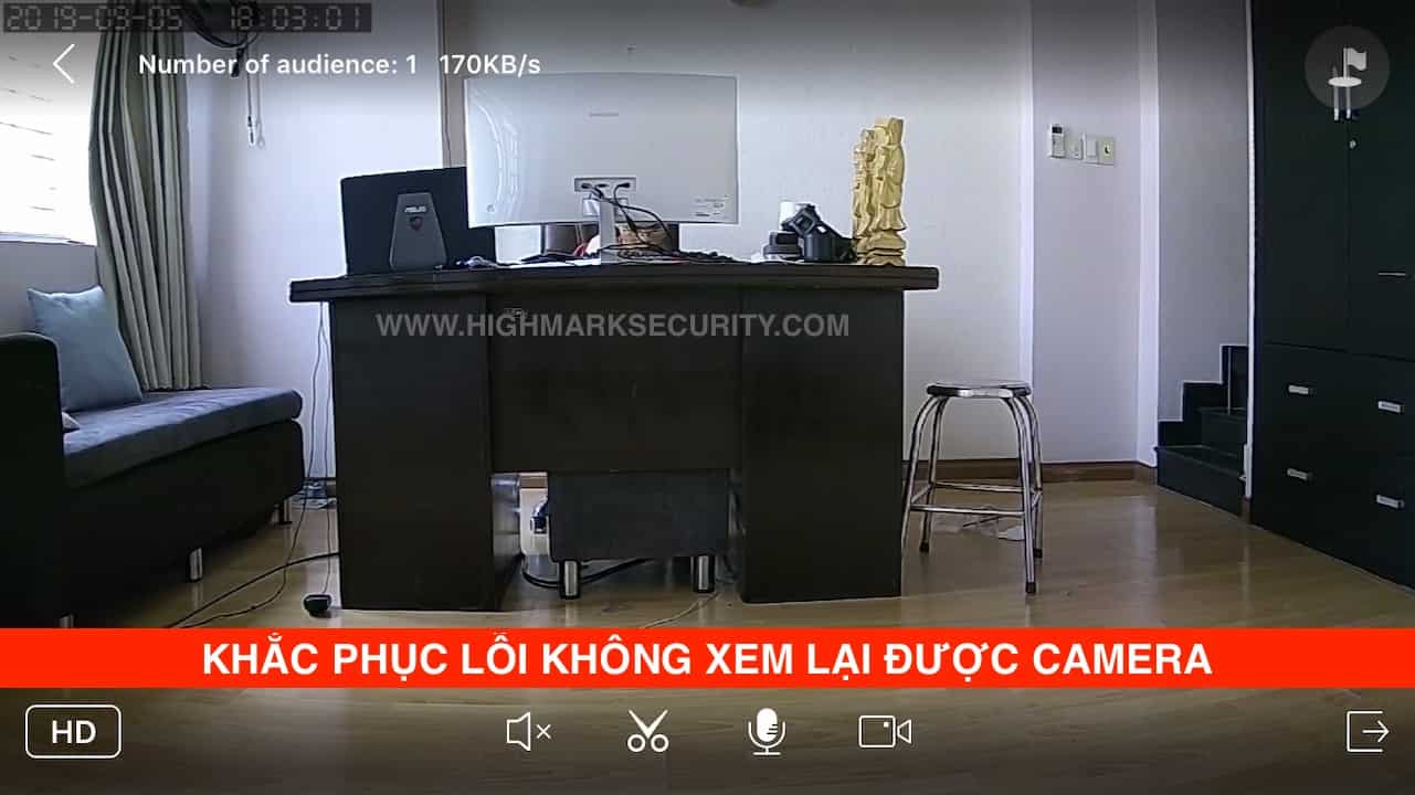 Lỗi Camera Không Xem Lại Được