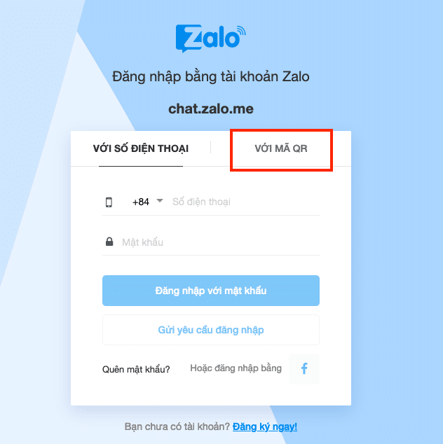 Hack Zalo bằng QR Code