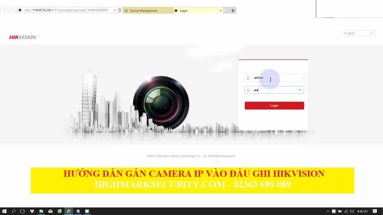 Hướng Dẫn Thêm Camera IP Vào Đầu Ghi Hikvision