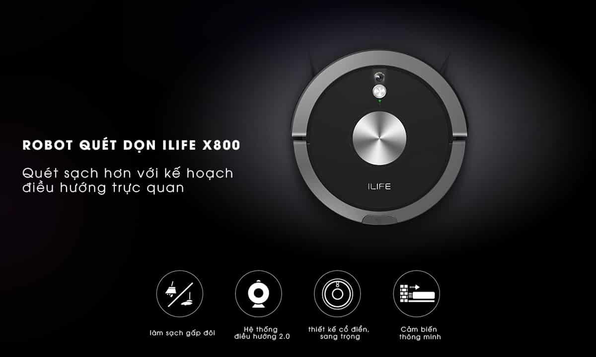 Robot hút bụi Ilife X800