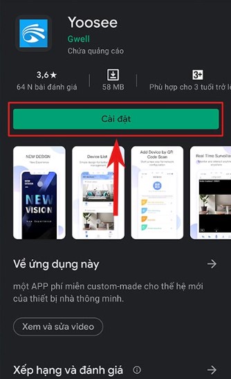 Tải App Camera Yoosee Trên Điện Thoại Android