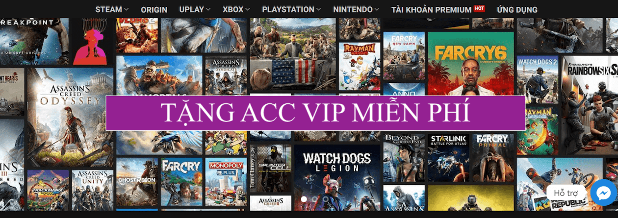 Acc VIP Game Miễn Phí