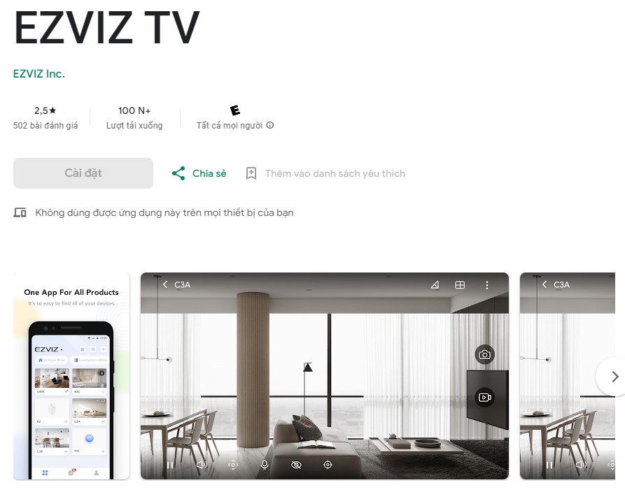 App EZVIZ TV