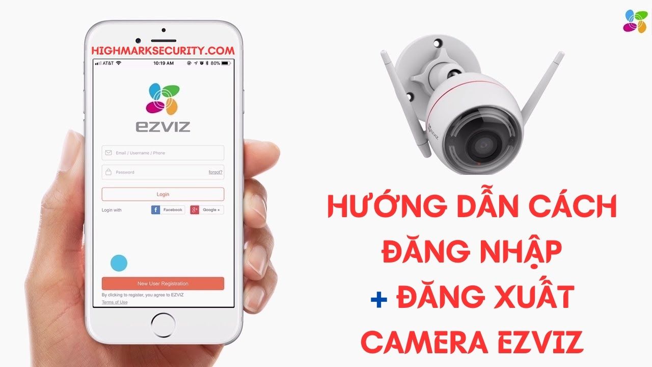 Cách đăng nhập camera EZVIZ