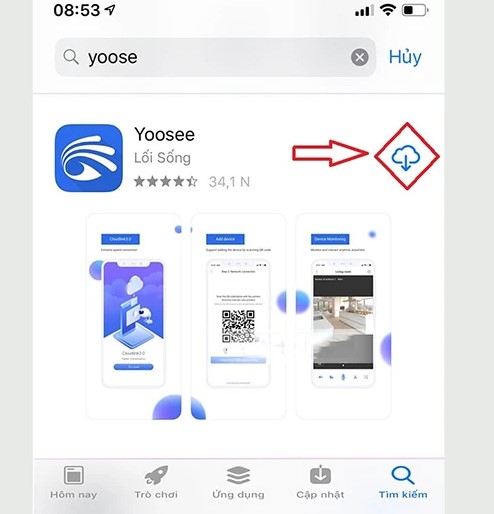 Cập nhật phiên bản mới nhất của App Yoosee