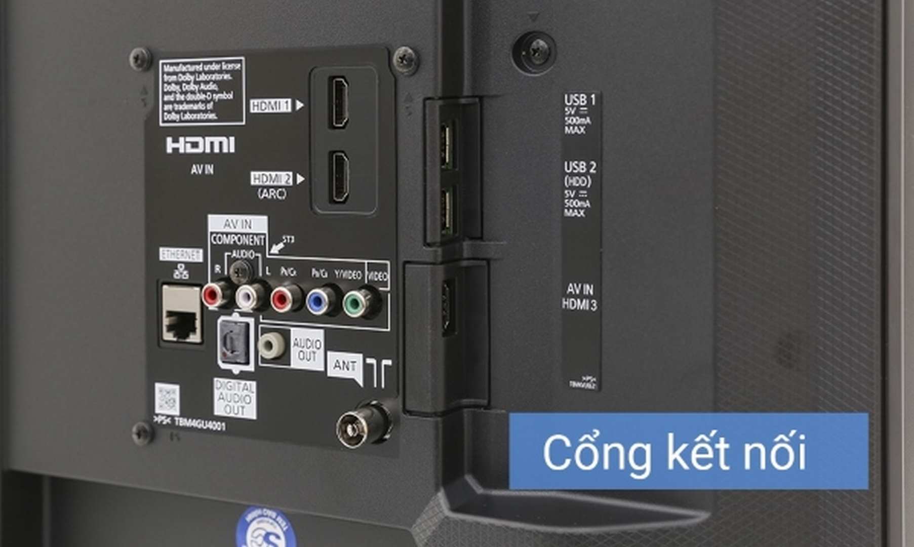 Kết nối tivi với camera bằng cáp HDMI hoặc VGA