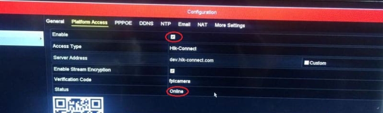 Kiểm tra dịch vụ Hik-Connect trên tivi