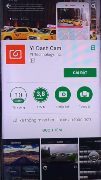 Tải App YI Dash cam về máy