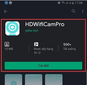 Tải ứng dụng HDwificamPro từ CH Play