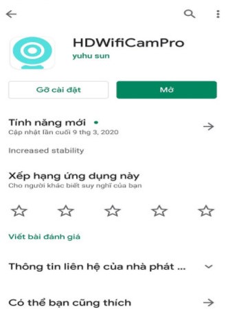 Tải và cài đặt HDWifiCam Pro