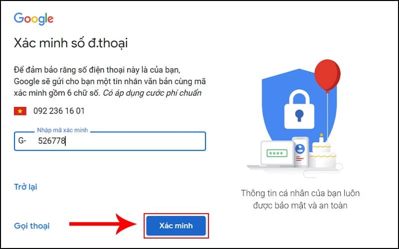 Tạo Tài Khoản Gmail Free Trên Máy Tính