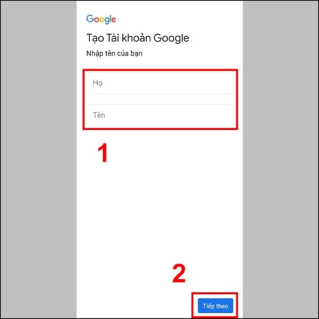 Tạo Tài Khoản Gmail Miễn Phí Trên Điện Thoại