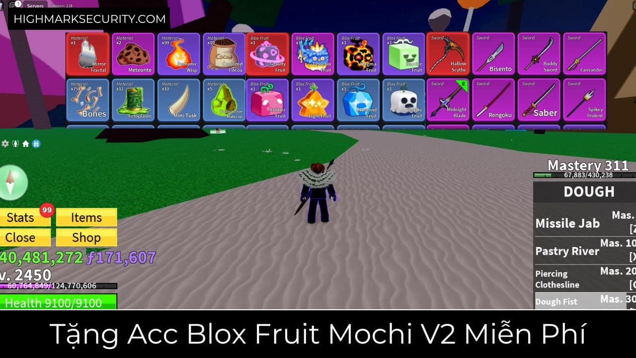 Acc Blox Fruit Mochi V2