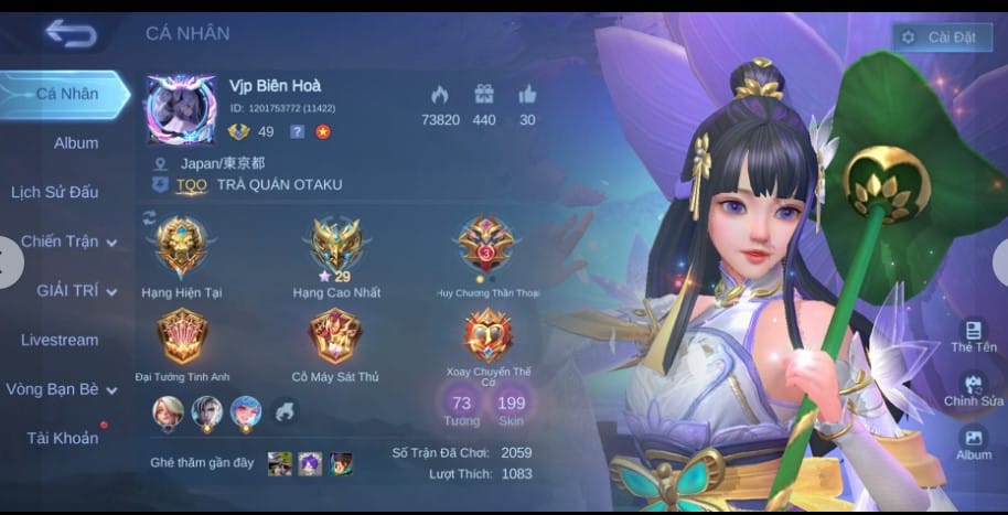 Ảnh Acc Mobile Legends Nét Nhất