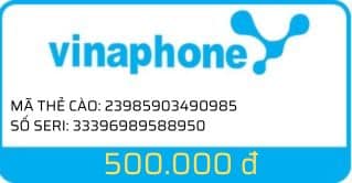 Ảnh card Vinaphone 500k