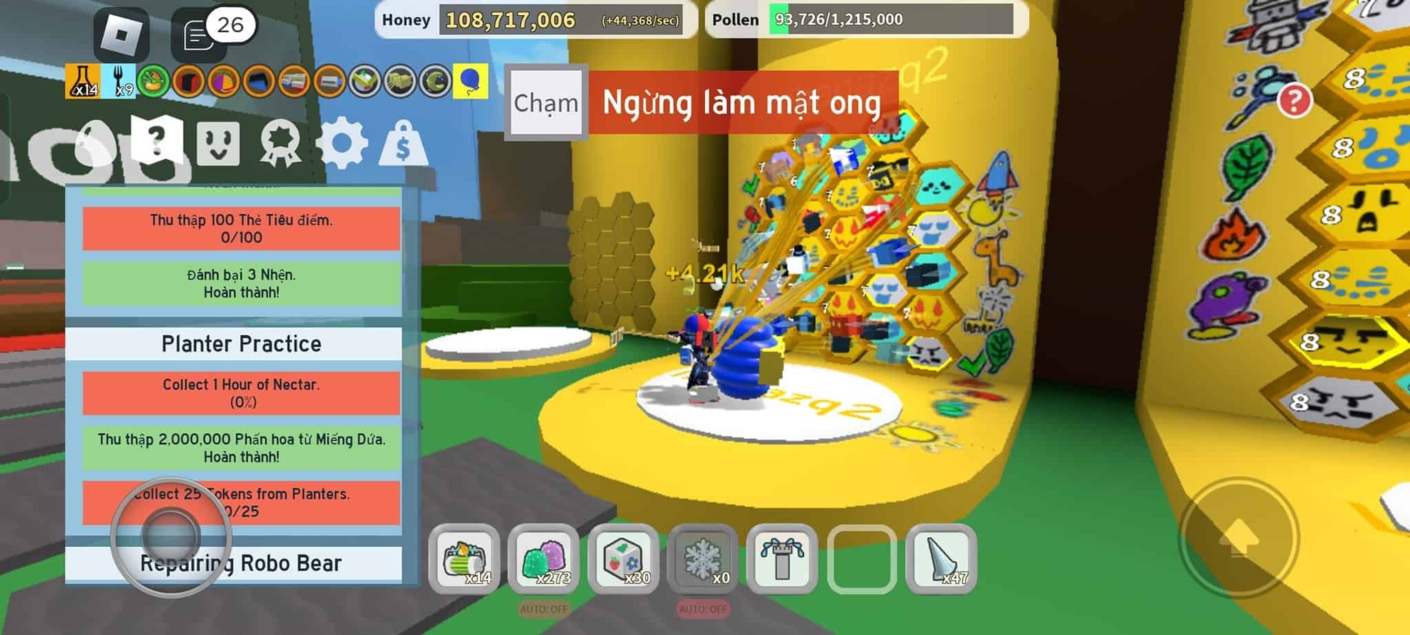 Ảnh nick Bee Swarm Simulator mới nhất