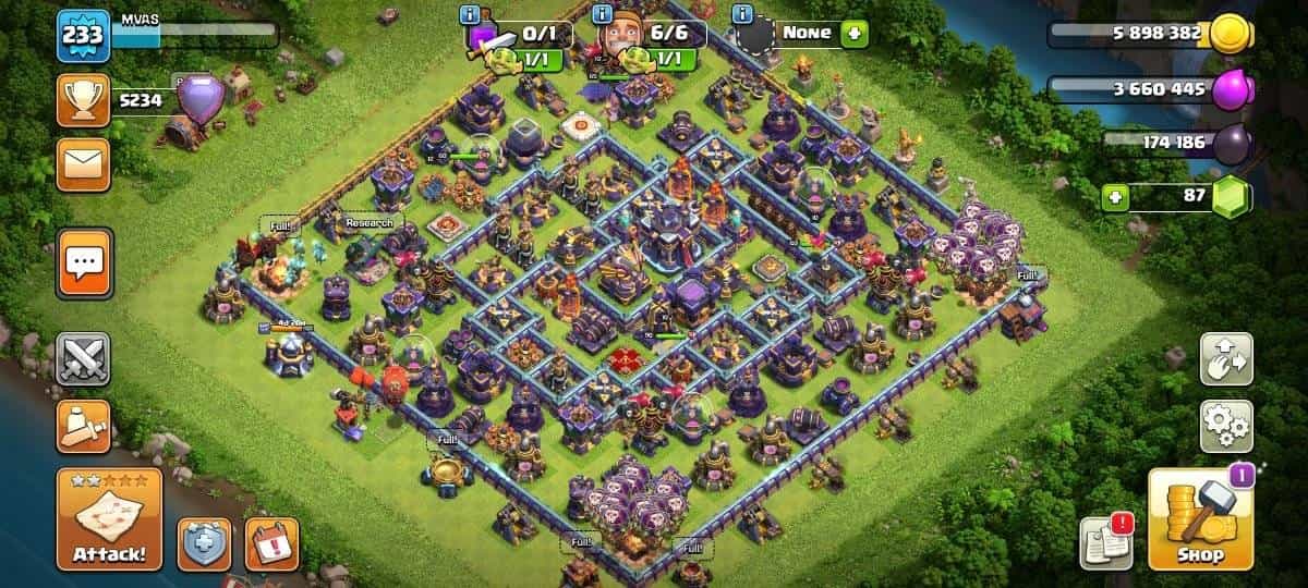 Ảnh nick Clash Of Clans xịn