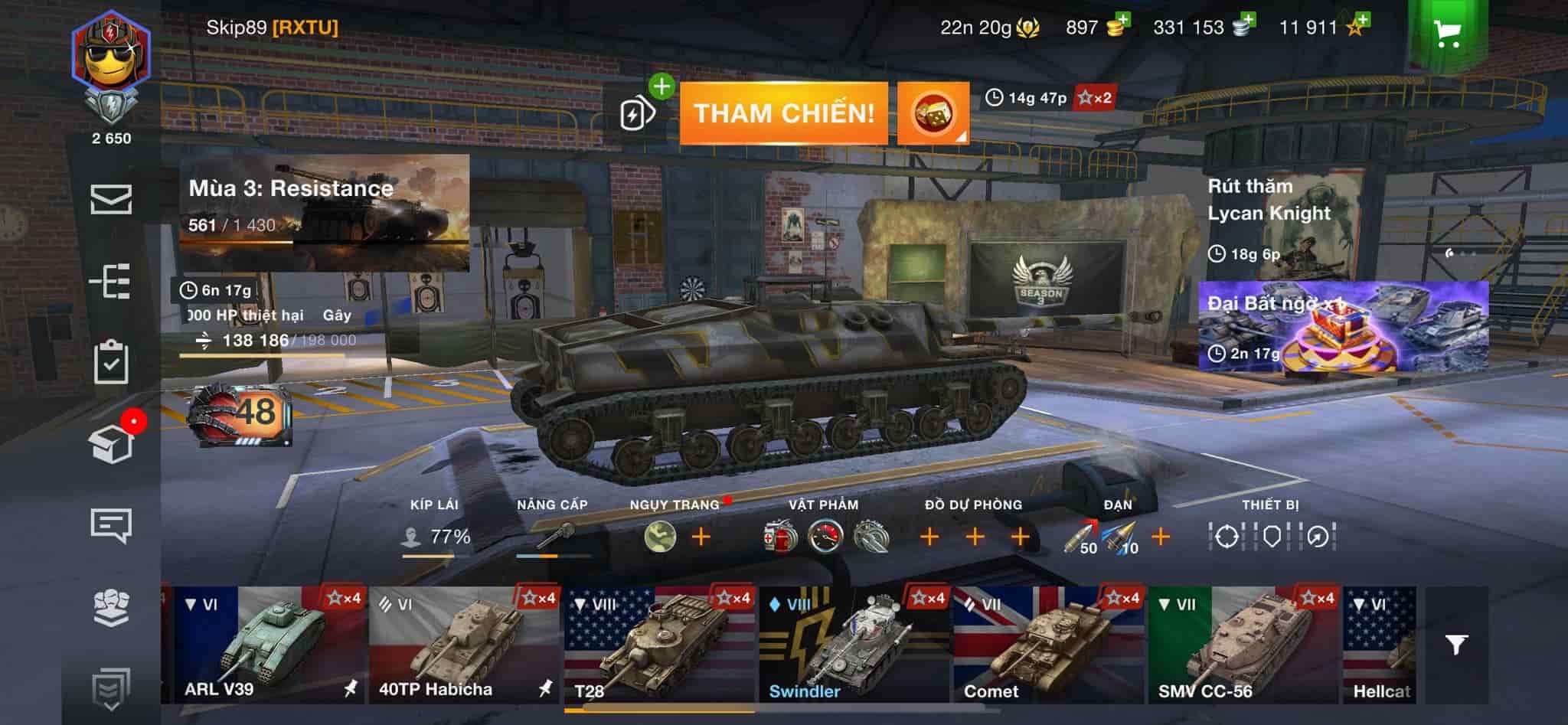 Ảnh tài khoản World Of Tanks Blitz
