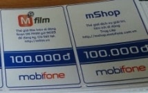 Ảnh thẻ cào mobifone mệnh giá 100k chưa nạp