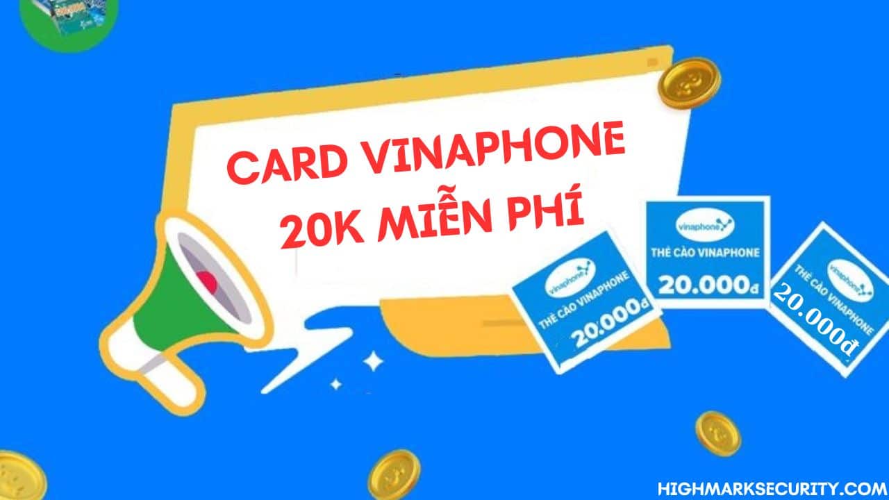 CARD VINAPHONE 20K MIỄN PHÍ
