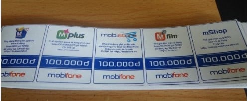 Chia Sẻ Hình Ảnh Thẻ Cào Mobifone 100K