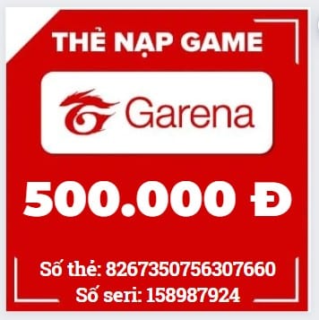 Hình Ảnh Card Garena 500K