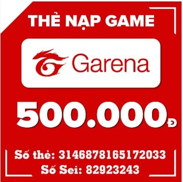 Hình Ảnh Card Garena 500K