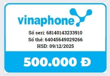 Hình Ảnh Card Vina 500K Free