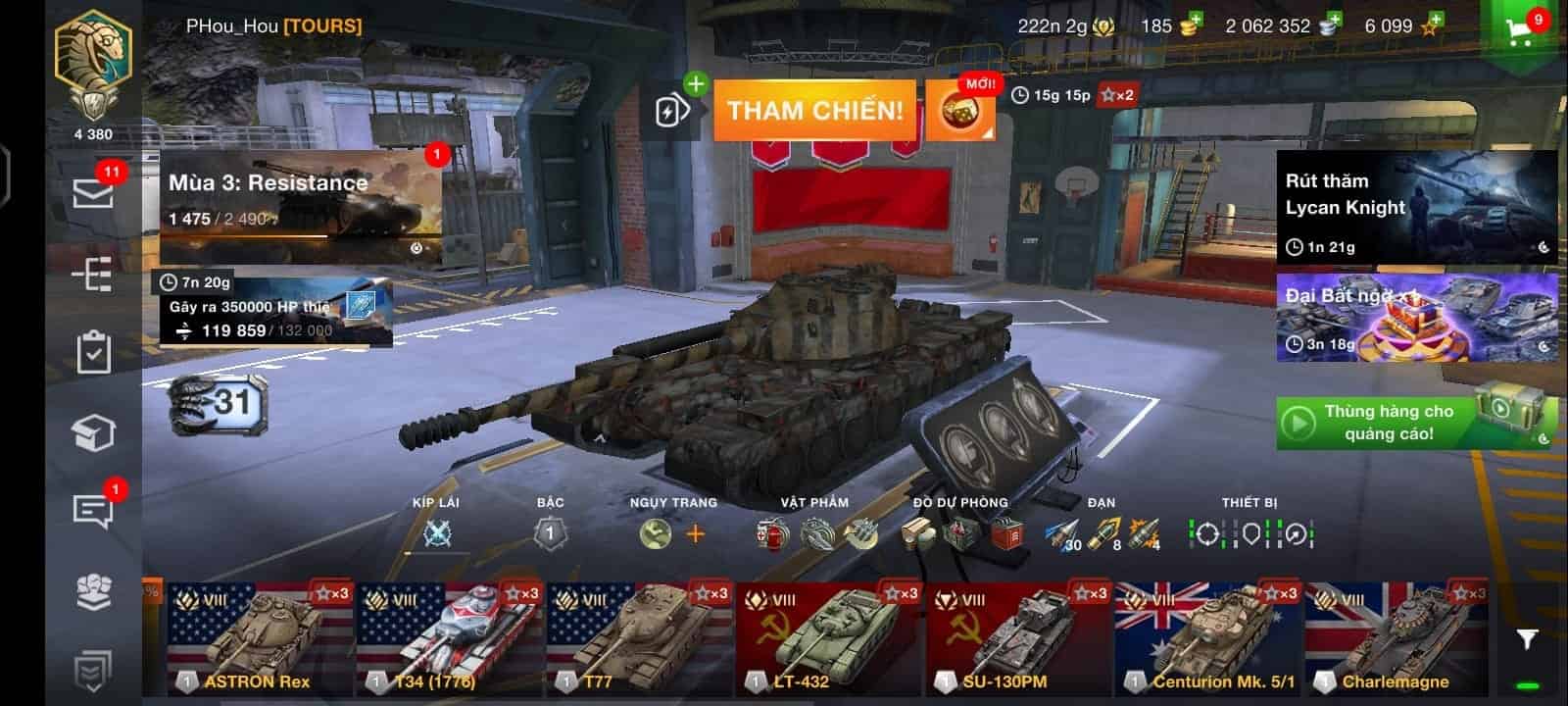 Hình ảnh nick World Of Tanks Blitz