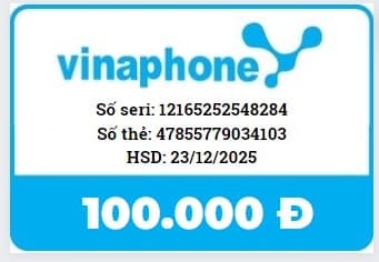 Share Ảnh Thẻ Cào 100K Vinaphone