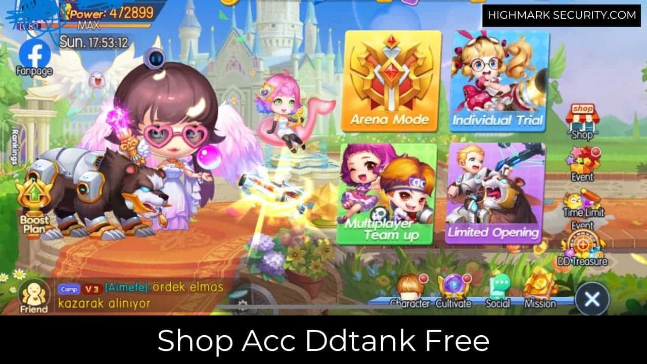 Shop Acc Ddtank Free