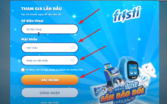 Cách Đăng Nhập Nhận Mã Fristi Free